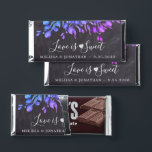 Love is Sweet Botanical Slate Personalized Wedding Hershey Bar Favors<br><div class="desc">Add the finishing touch to your wedding with these eucalyptus greenery wedding hershey bars. Perfect as wedding favors to all your guests . Customize these wedding favors with your with names and date. See our wedding collection for matching wedding favors, newlywed gifts, and just married keepsakes. COPYRIGHT © 2022 Judy...</div>
