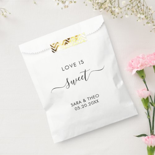 Love is Sweet Bridal Shower Gifts for Guest Custom Favor Bag