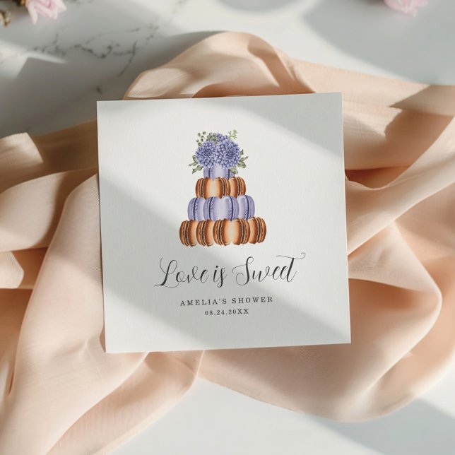 Love Is Sweet Bridal Shower Invitation Napkins (Creator Uploaded)