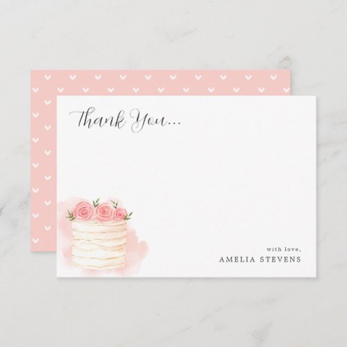 Love Is Sweet Bridal Shower Thank You Invitation