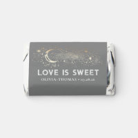 Love is Sweet Celestial Soft Grey Wedding