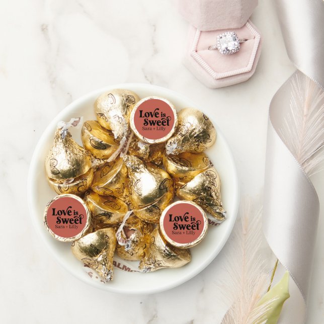 Love is Sweet Custom Wedding  Hershey®'s Kisses® (Wedding)