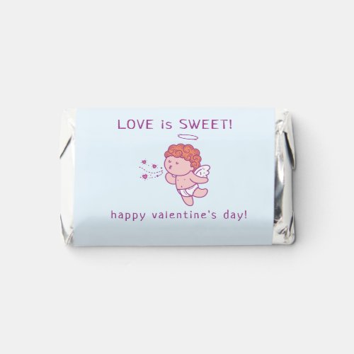 Love is Sweet _ Cute Heart Kids Valentine  Hershey Hersheys Miniatures