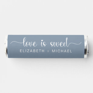 Love is Sweet Dusty Blue Wedding Breath Savers® Mints