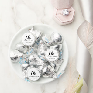 love is sweet elegant chocolate wedding favor I do