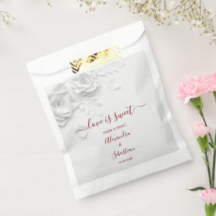 Love is Sweet Eucalyptus Wedding Sweet Treat Favor Bag