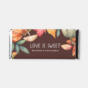 Love is Sweet Fall Wedding Hershey Bar Favors