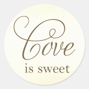 love is sweet favor labels