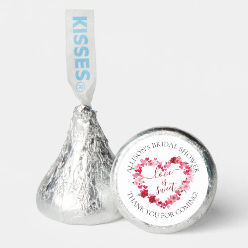 Love Is Sweet Heart Bridal Shower Hersheys Kisses