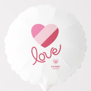 Love is Sweet, Hearts, Wedding, Shower, Valentine Balloon