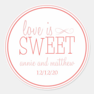 Love Is Sweet Labels (Blush / Terra Cota)