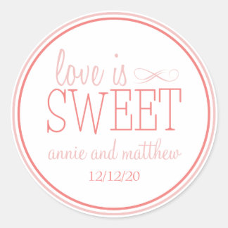 Love Is Sweet Labels (Blush / Terra Cota)