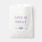 Love Is Sweet Lavender and Gray Wedding Bags