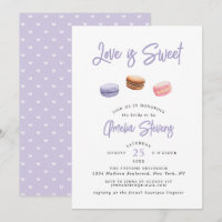 Love Is Sweet (Macaron) | Bridal Shower Invitation