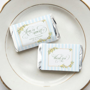 Love is Sweet Mediterranean Lemon Coastal Wedding Hershey's Miniatures