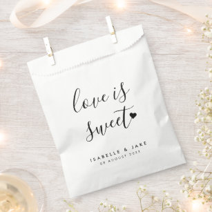 His and Her Favorite Favor Bags Fill your own Wedding Favors Wedding