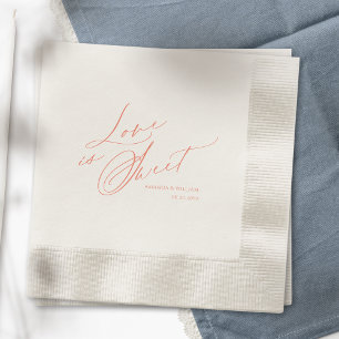 Love is Sweet Napkin – Elegant Wedding