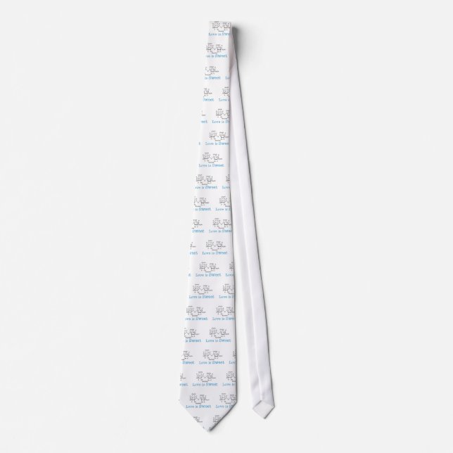 Love is Sweet Neck Tie (Front)