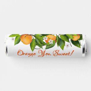 Love is Sweet Orange Fruit Wedding Breath Savers® Mints