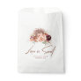 Love is Sweet Pampas Grass Terracotta Floral  Favor Bag