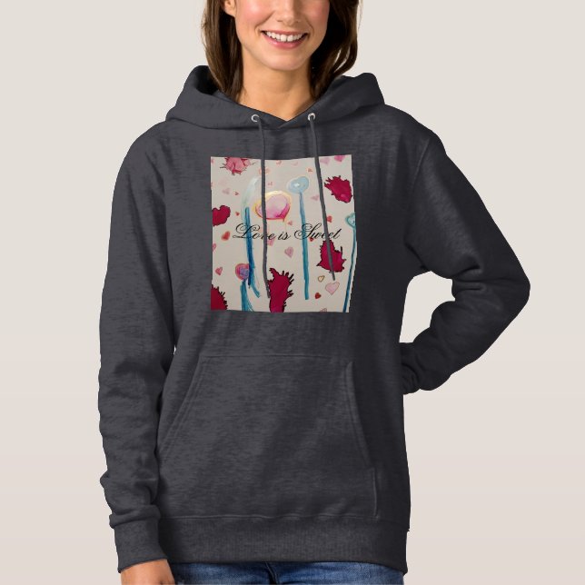 Love is Sweet-Peach Fuzz Hoodie (Front)