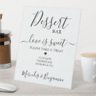 Love is Sweet Personalized Wedding Dessert Bar