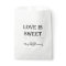 Love Is Sweet Personalized Wedding Favor Bag