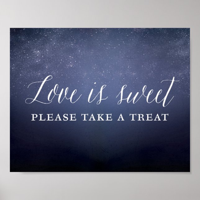Love is Sweet Please Take A Treat Celestial Sign (Front)