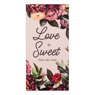 Love is Sweet, Please Take a Treat Door Sign