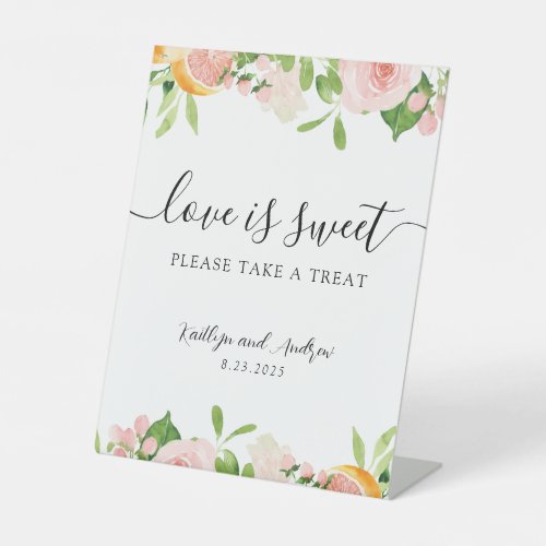 Love is Sweet Please take a Treat Sign