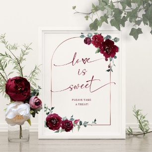 Love is Sweet Please Take A Treat Sign