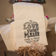 Love Is Sweet, Please Take A Treat! Wedding Favors
