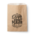 Love Is Sweet, Please Take A Treat! Wedding Favors