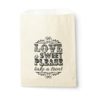 Love Is Sweet, Please Take A Treat! Wedding Favors