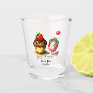 Love is Sweet Shot glass