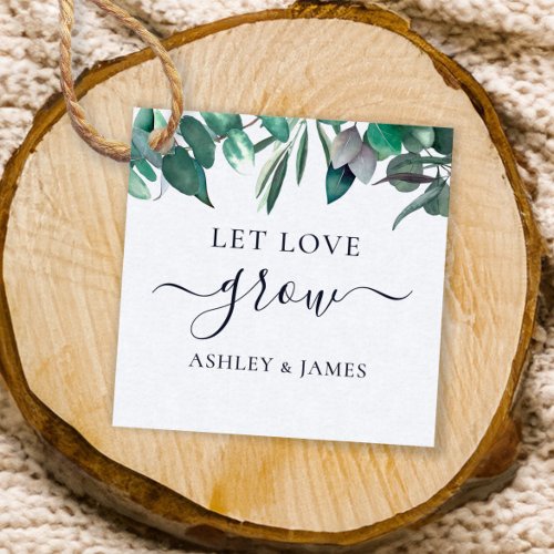 Love is Sweet Tag, Handmade Gift Tag, Wedding