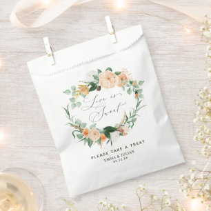 Love Is Sweet Take A Treat Wedding Favor Bag