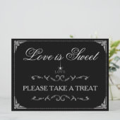 Love is Sweet Treats - Halloween Spider LOVE Sign (Standing Front)