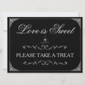 Love is Sweet Treats - Halloween Spider LOVE Sign (Front)