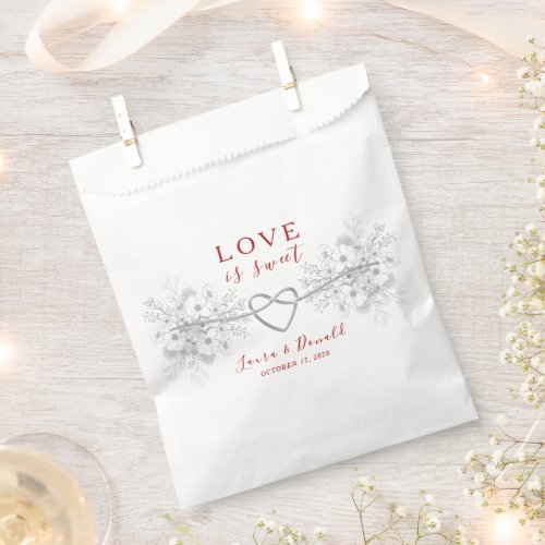 Love is Sweet Wedding Favor Bag