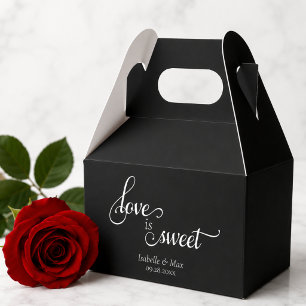 Love is Sweet Wedding Favor Boxes