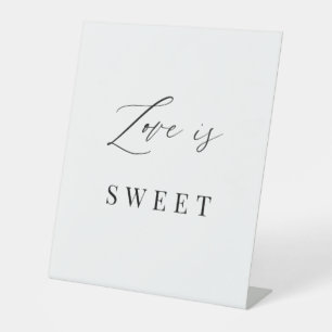 Love Is Sweet Wedding Favor Sign