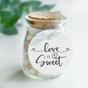 Love is Sweet Wedding Favor Tags