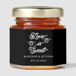 Love is Sweet    Wedding  Honey Jar Favors