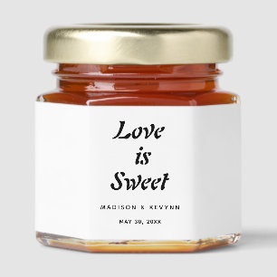 Love is Sweet Wedding Honey Jar Favors