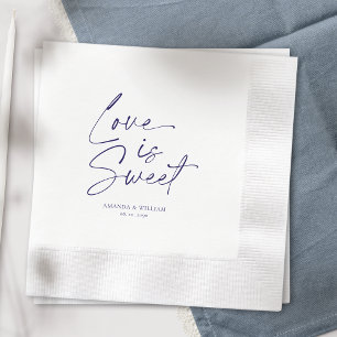 Love is Sweet Wedding Napkin