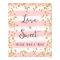 Love is Sweet Wedding Poster Print