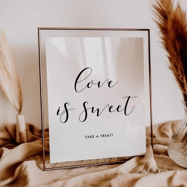Love is sweet wedding sign (Creator Uploaded)