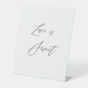 Love Is Sweet Wedding Sign Dessert Table Sign