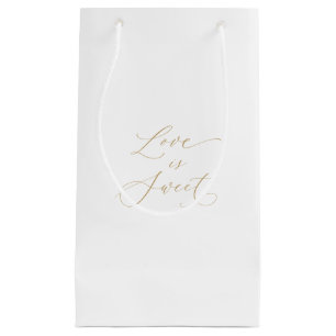 Love Is Sweet Wedding Small Gift Bag